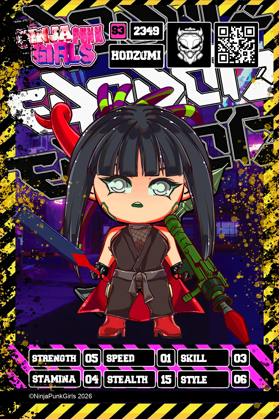 Rebuilt card #2349 Hodzumi