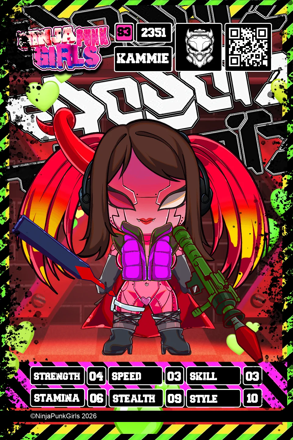 Rebuilt card #2351 Kammie