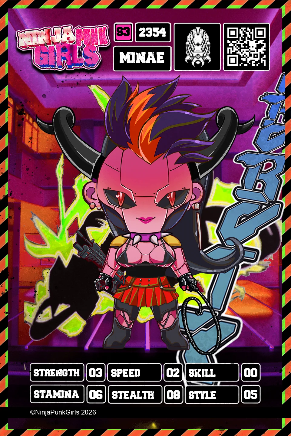 Rebuilt card #2354 Minae