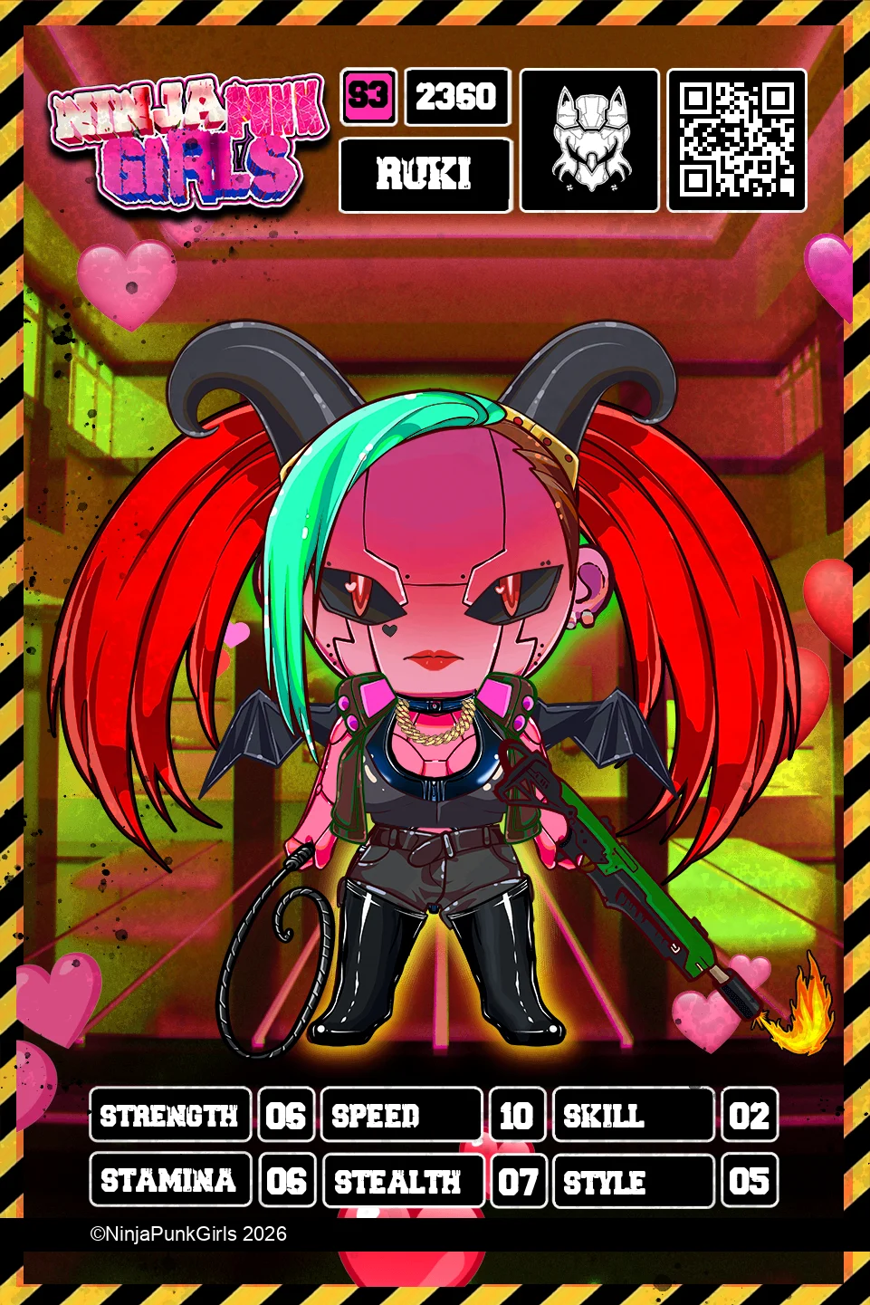 Rebuilt card #2360 Ruki