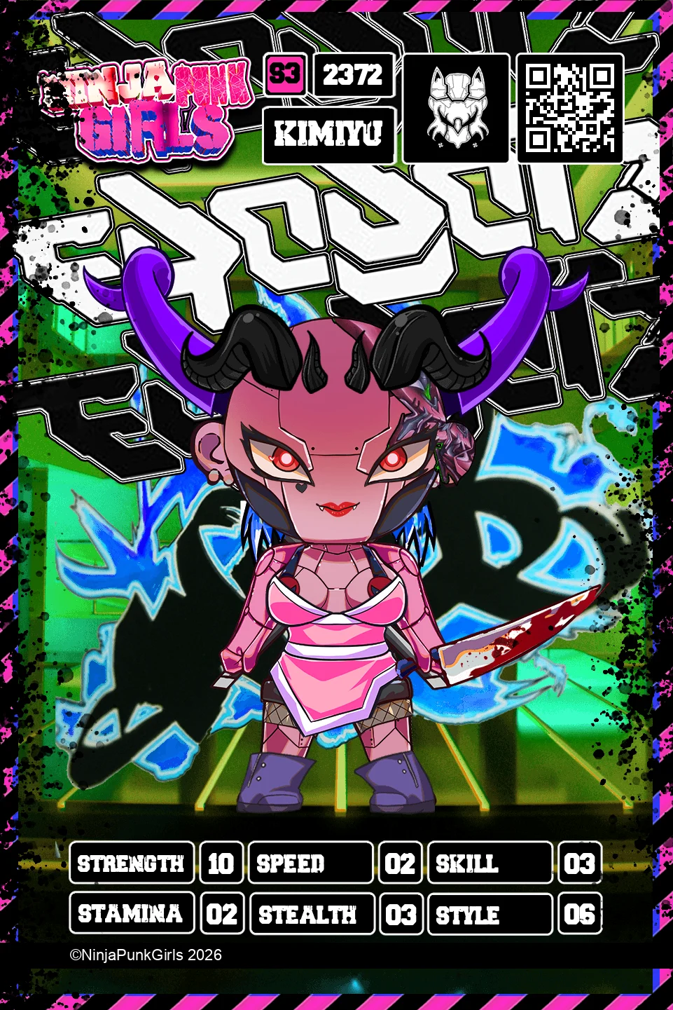 Rebuilt card #2372 Kimiyu