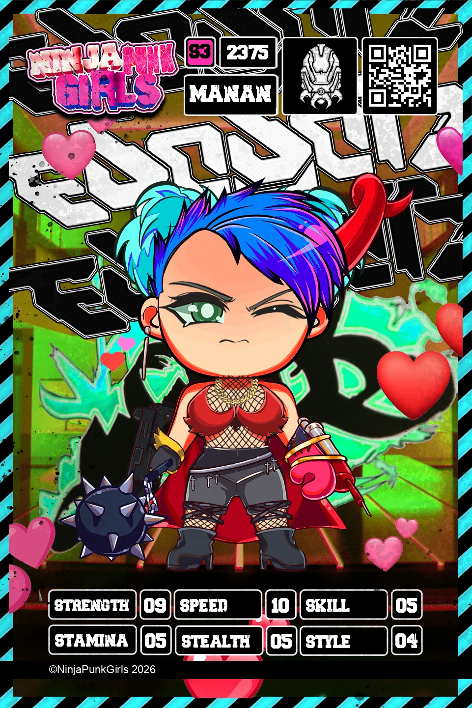 Rebuilt card #2375 Manan