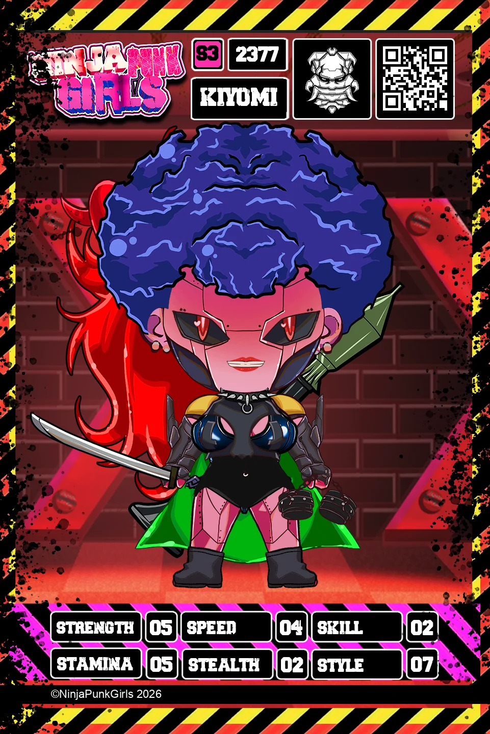 Rebuilt card #2377 Kiyomi
