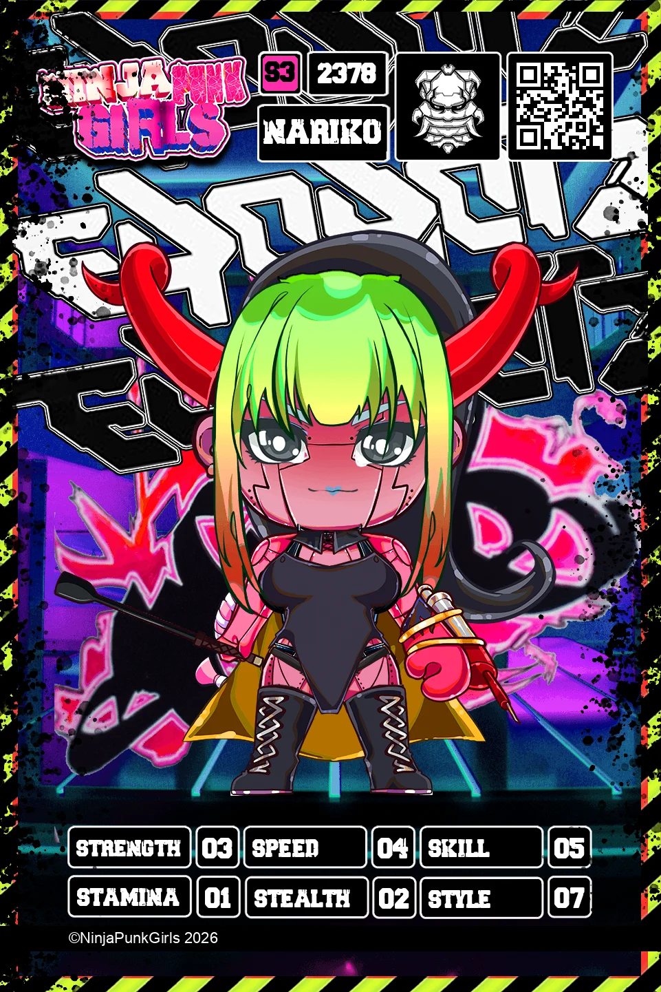 Rebuilt card #2378 Nariko