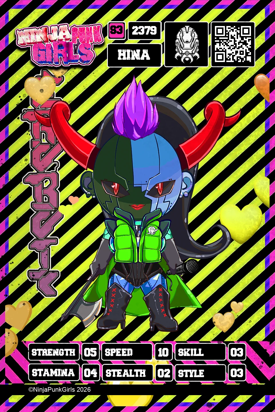 Rebuilt card #2379 Hina