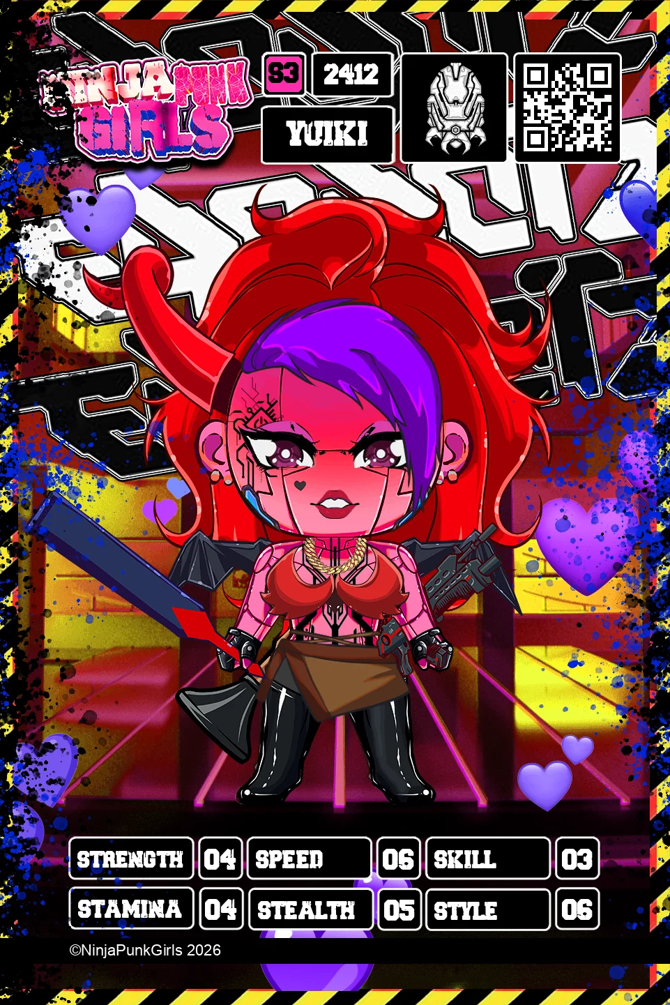Rebuilt card #2412 Yuiki
