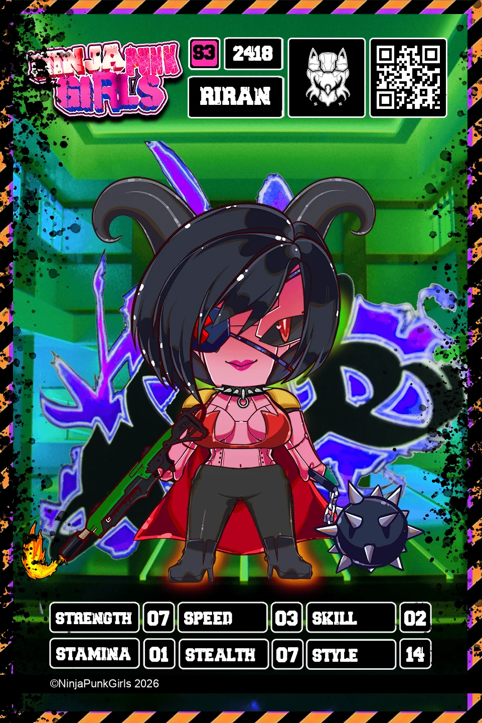 Rebuilt card #2418 Riran