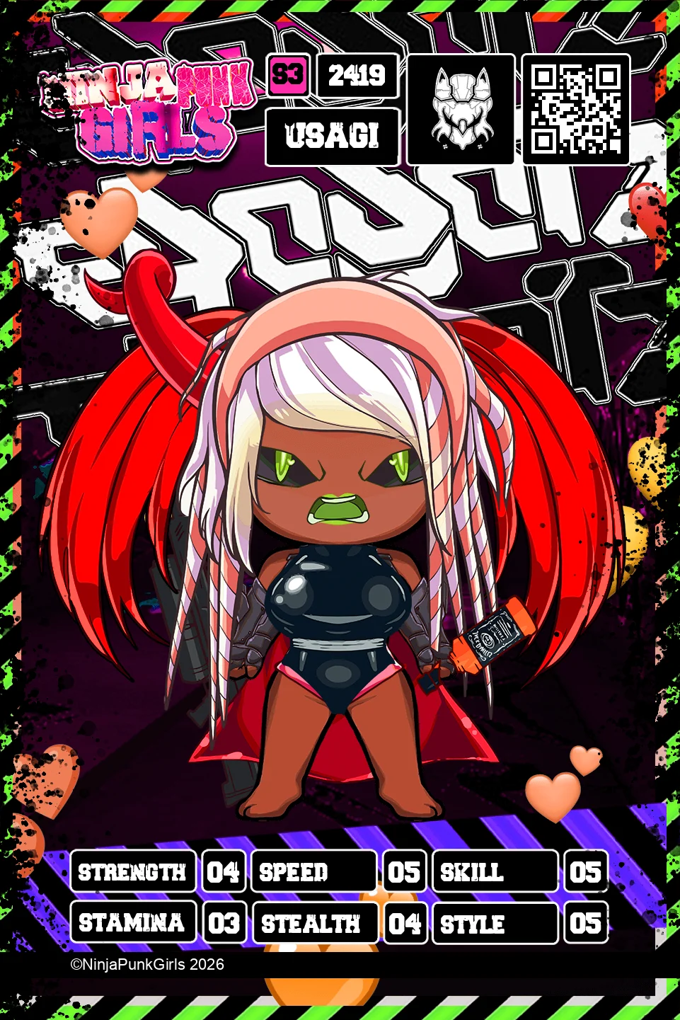 Rebuilt card #2419 Usagi