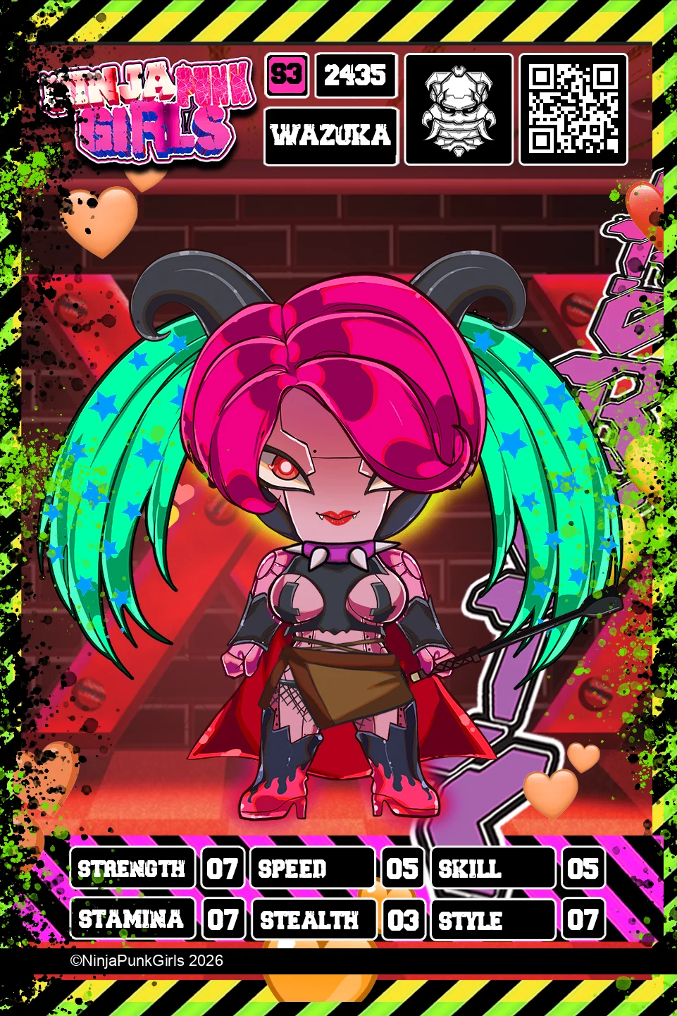 Rebuilt card #2435 Wazuka