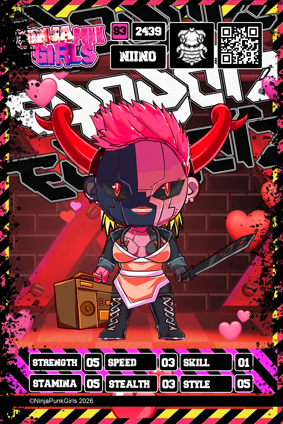 Rebuilt card #2439 Niino