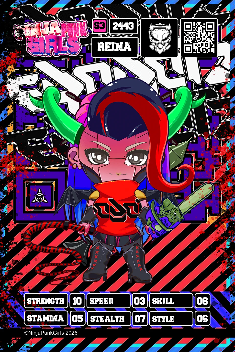 Rebuilt card #2443 Reina