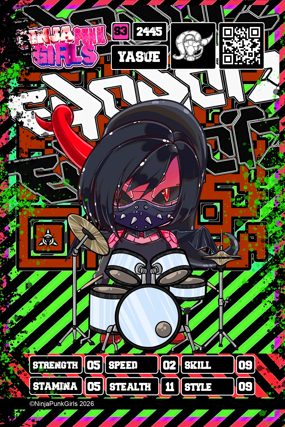 Rebuilt card #2445 Yasue