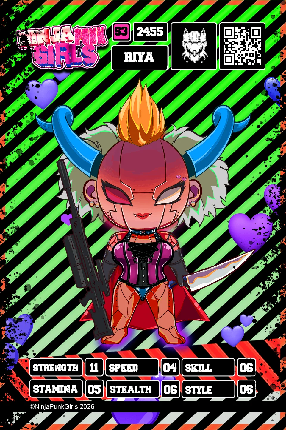 Rebuilt card #2455 Riya