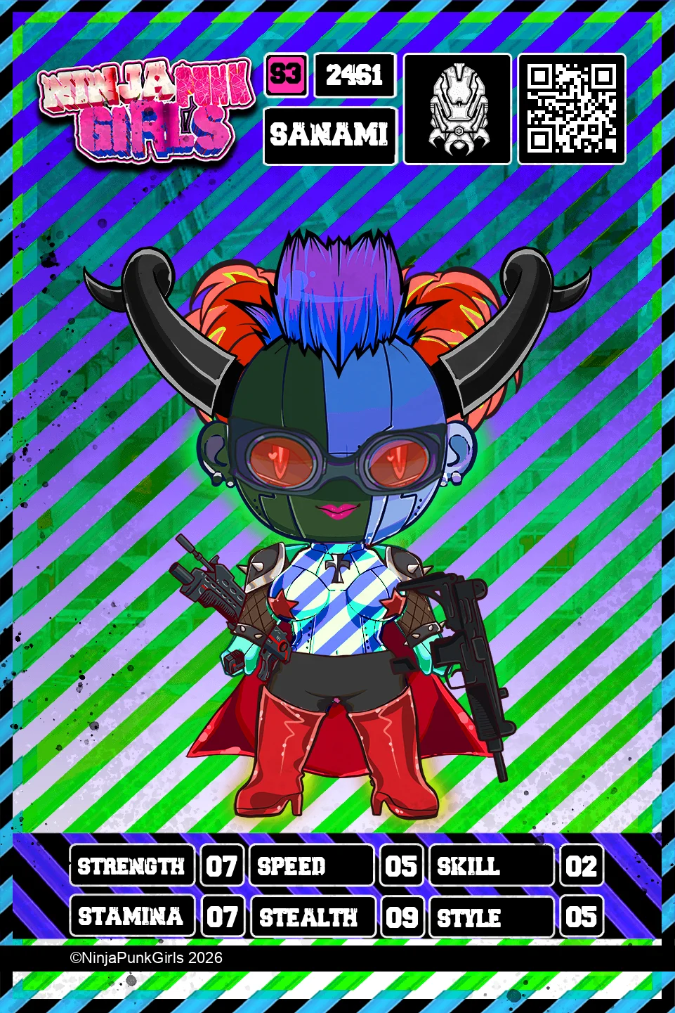 Rebuilt card #2461 Sanami