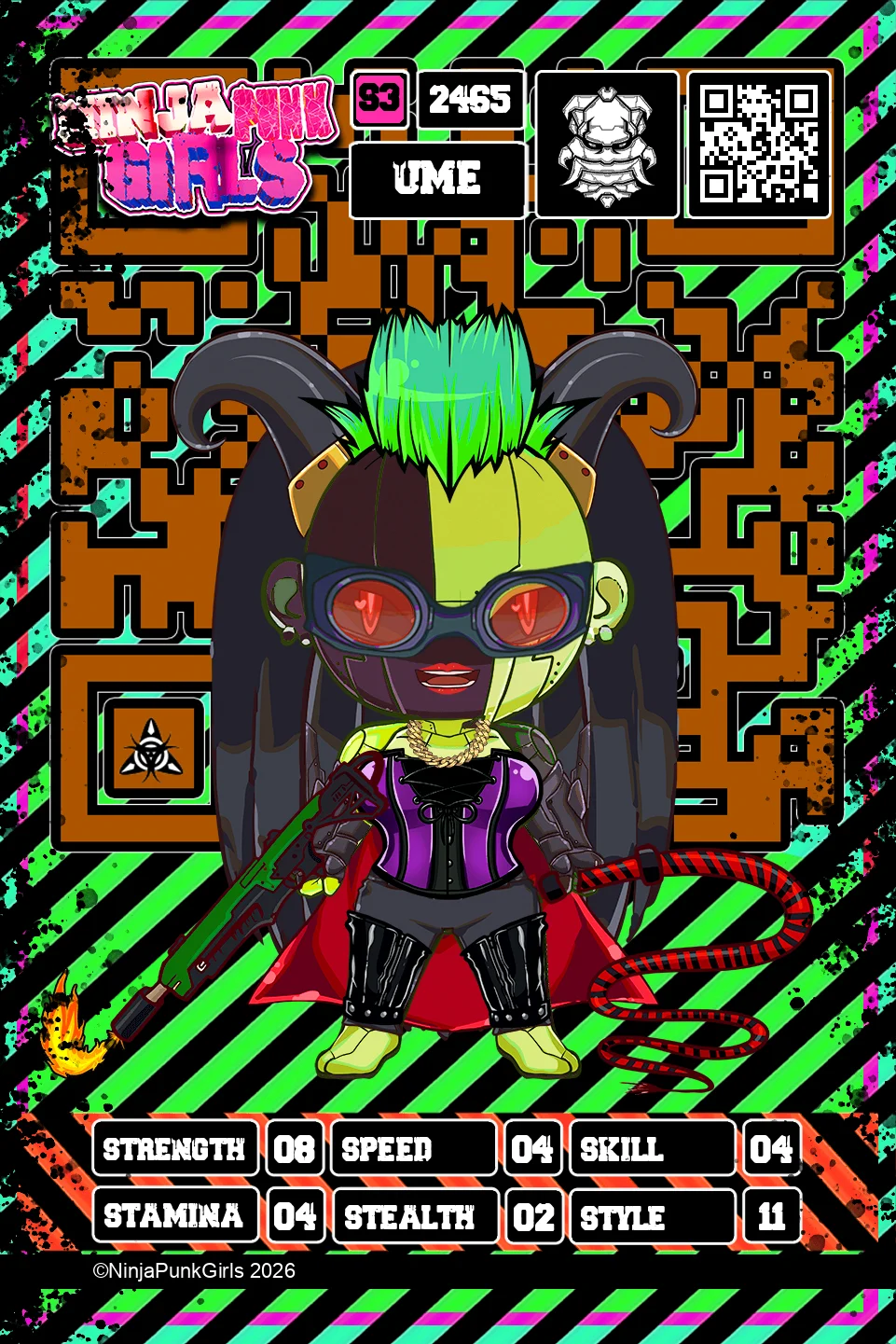Rebuilt card #2465 Ume