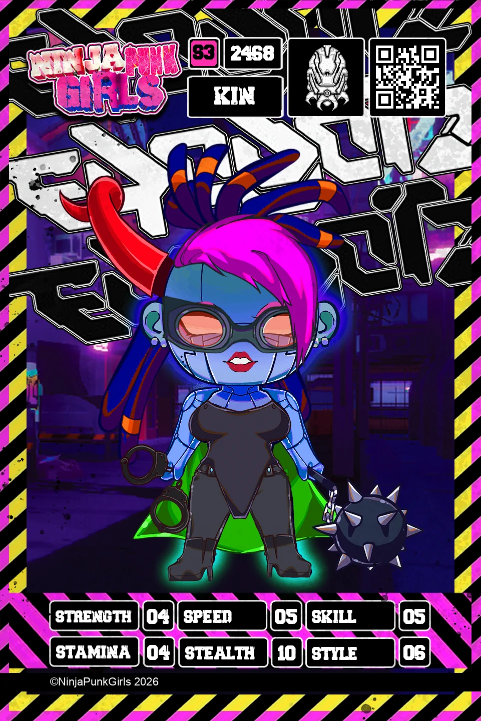 Rebuilt card #2468 Kin