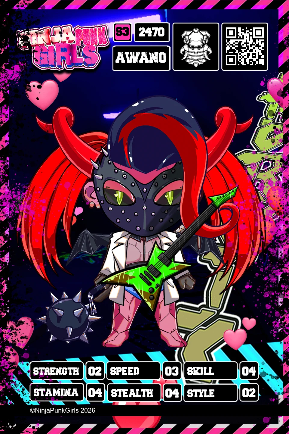 Rebuilt card #2470 Awano