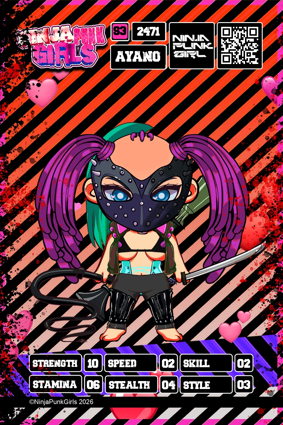 Rebuilt card #2471 Ayano