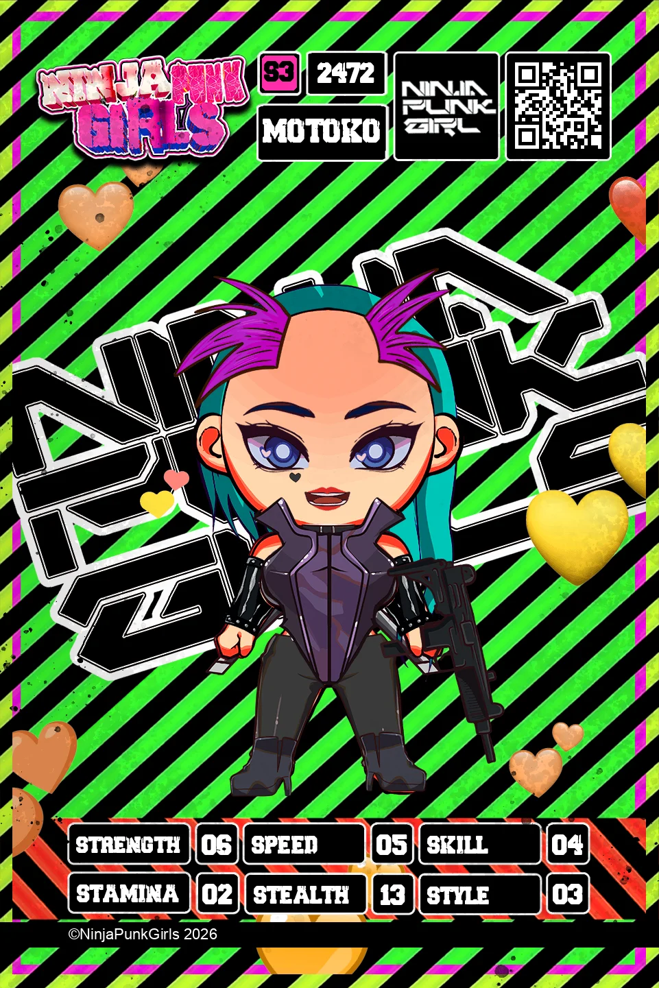 Rebuilt card #2472 Motoko