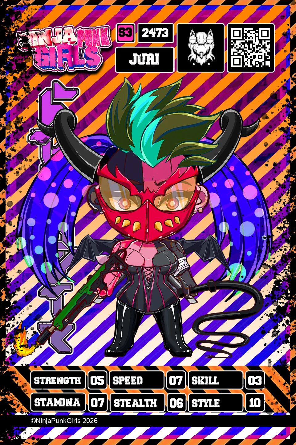 Rebuilt card #2473 Juri
