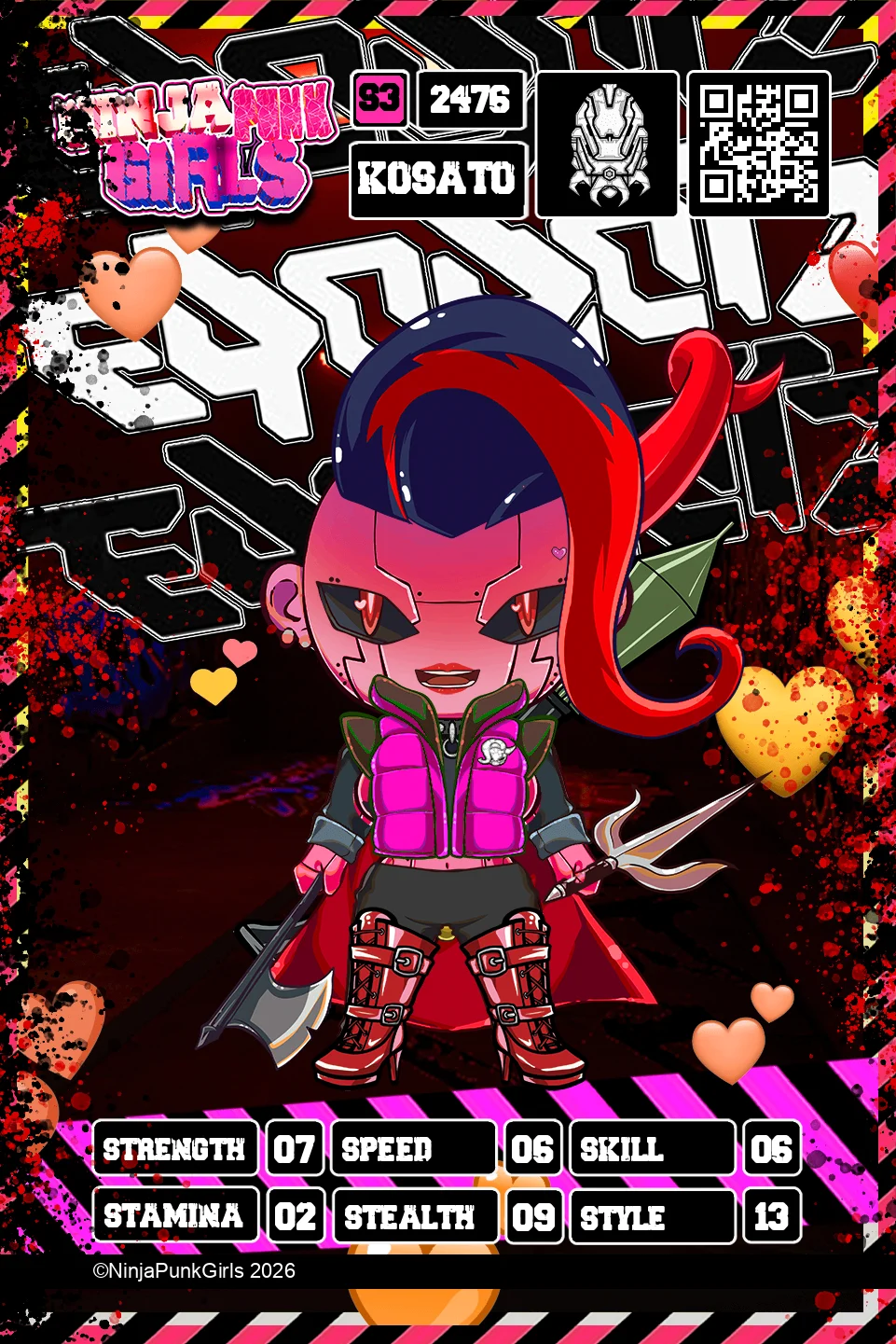 Rebuilt card #2476 Kosato