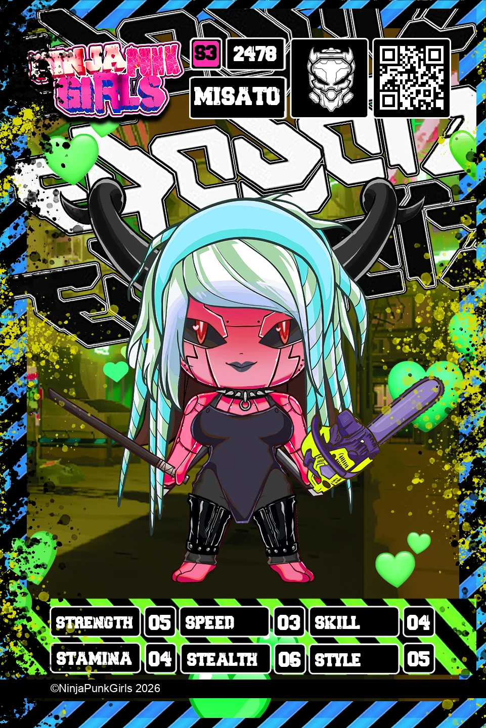 Rebuilt card #2478 Misato