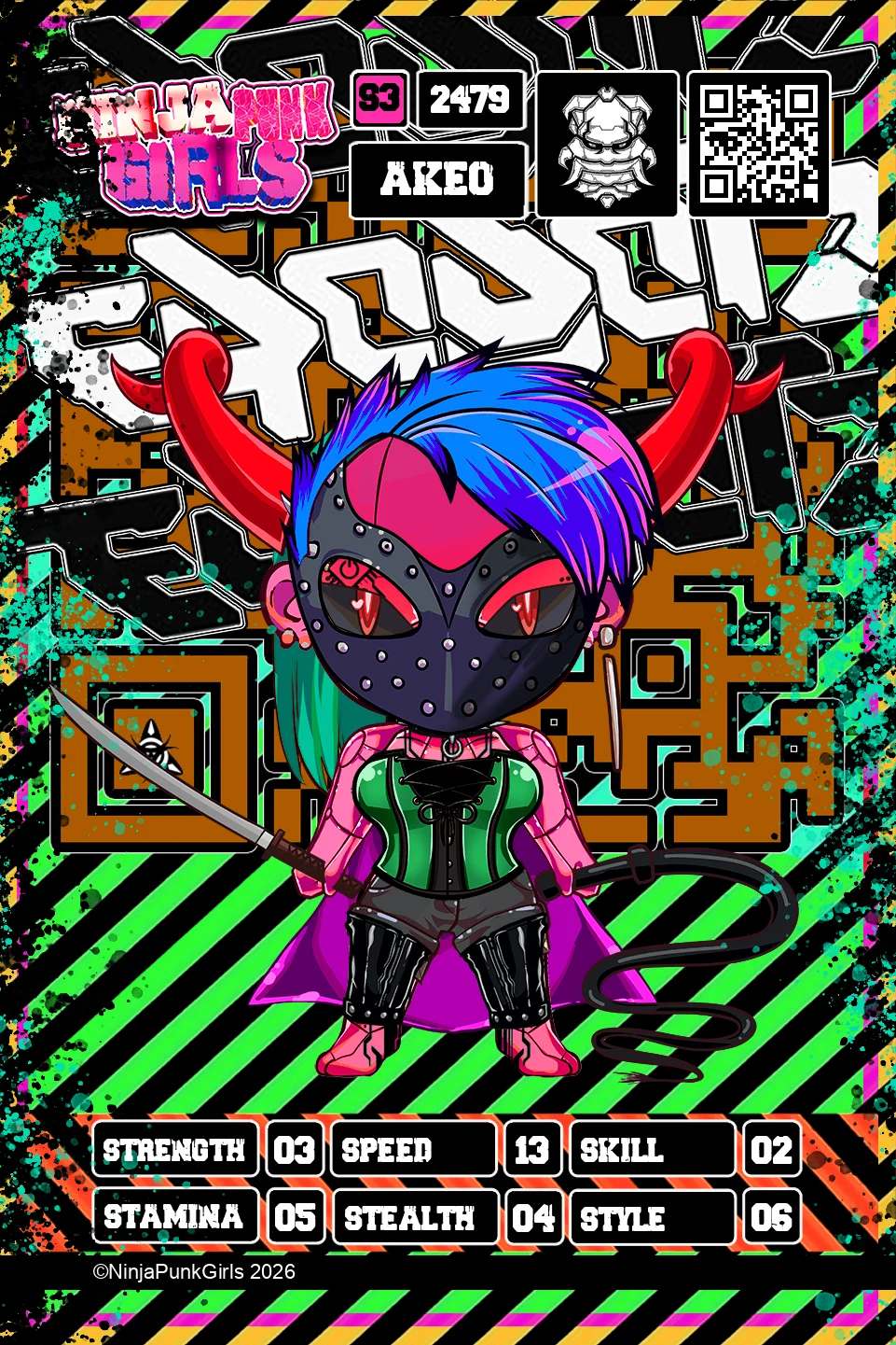 Rebuilt card #2479 Akeo