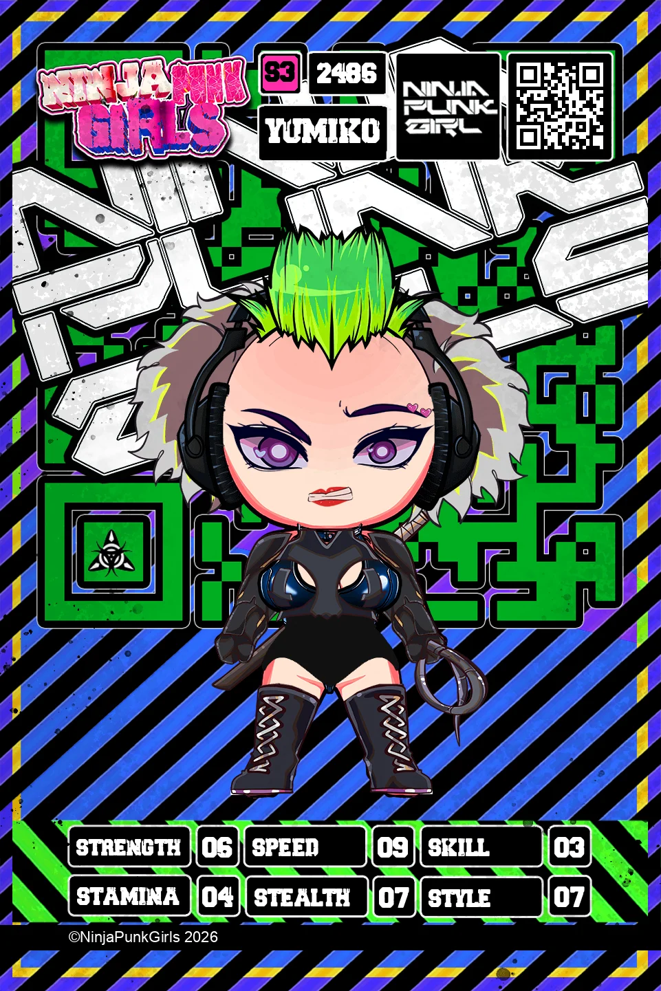 Rebuilt card #2486 Yumiko