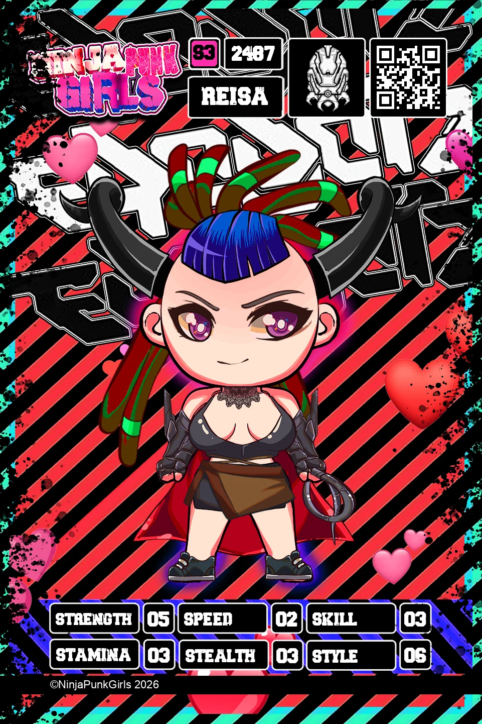Rebuilt card #2487 Reisa