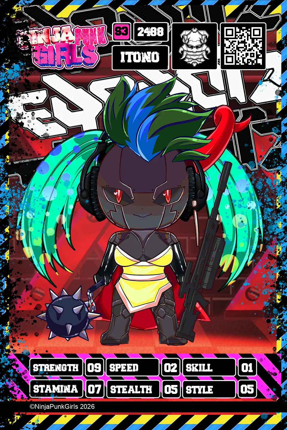 Rebuilt card #2488 Itono