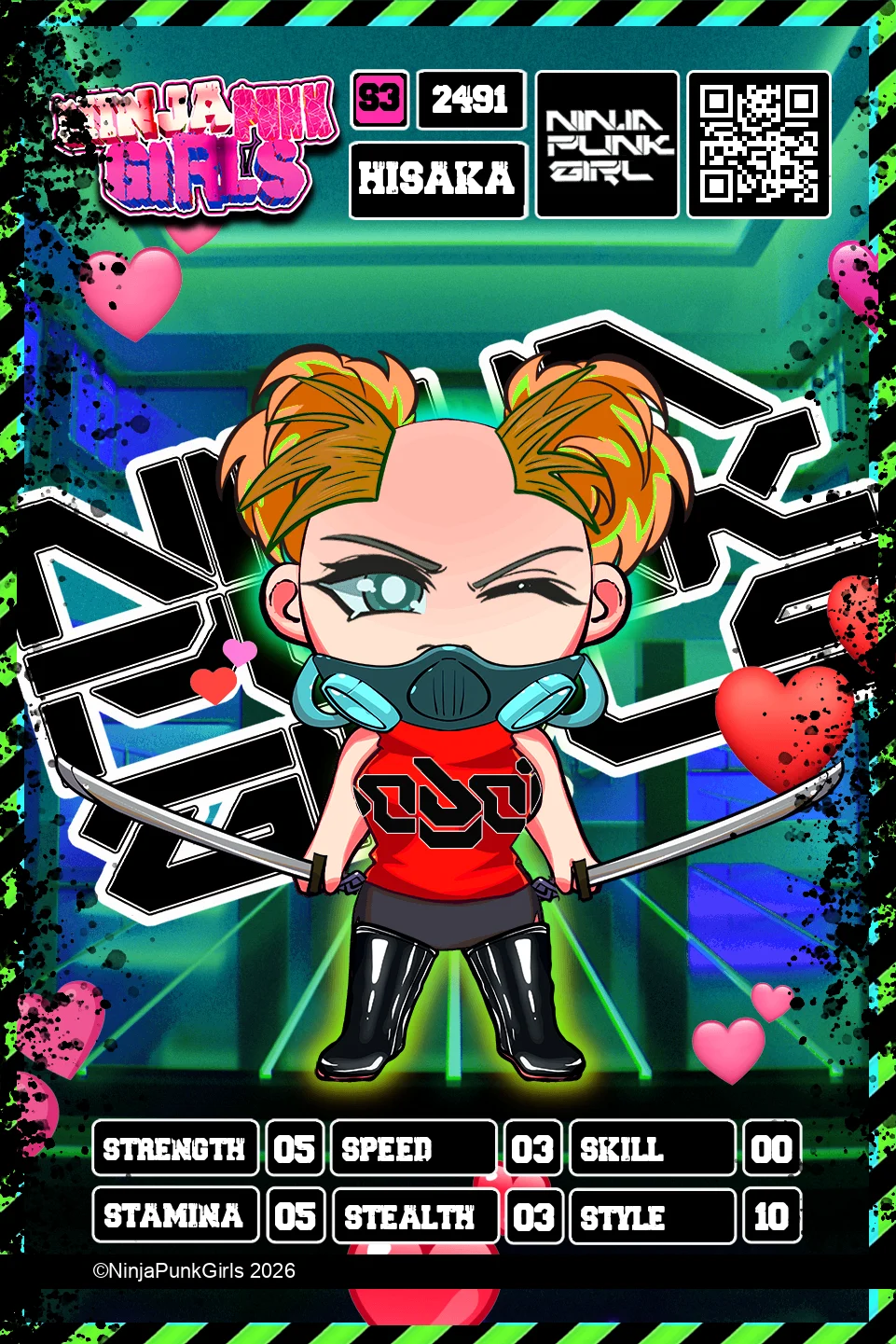 Rebuilt card #2491 Hisaka