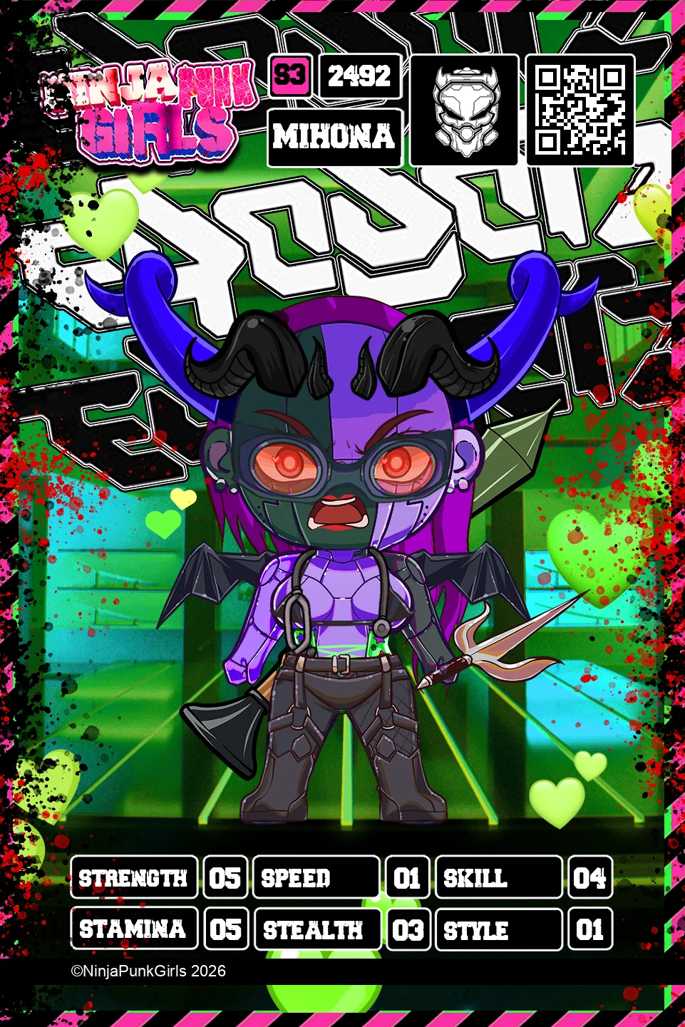 Rebuilt card #2492 Mihona