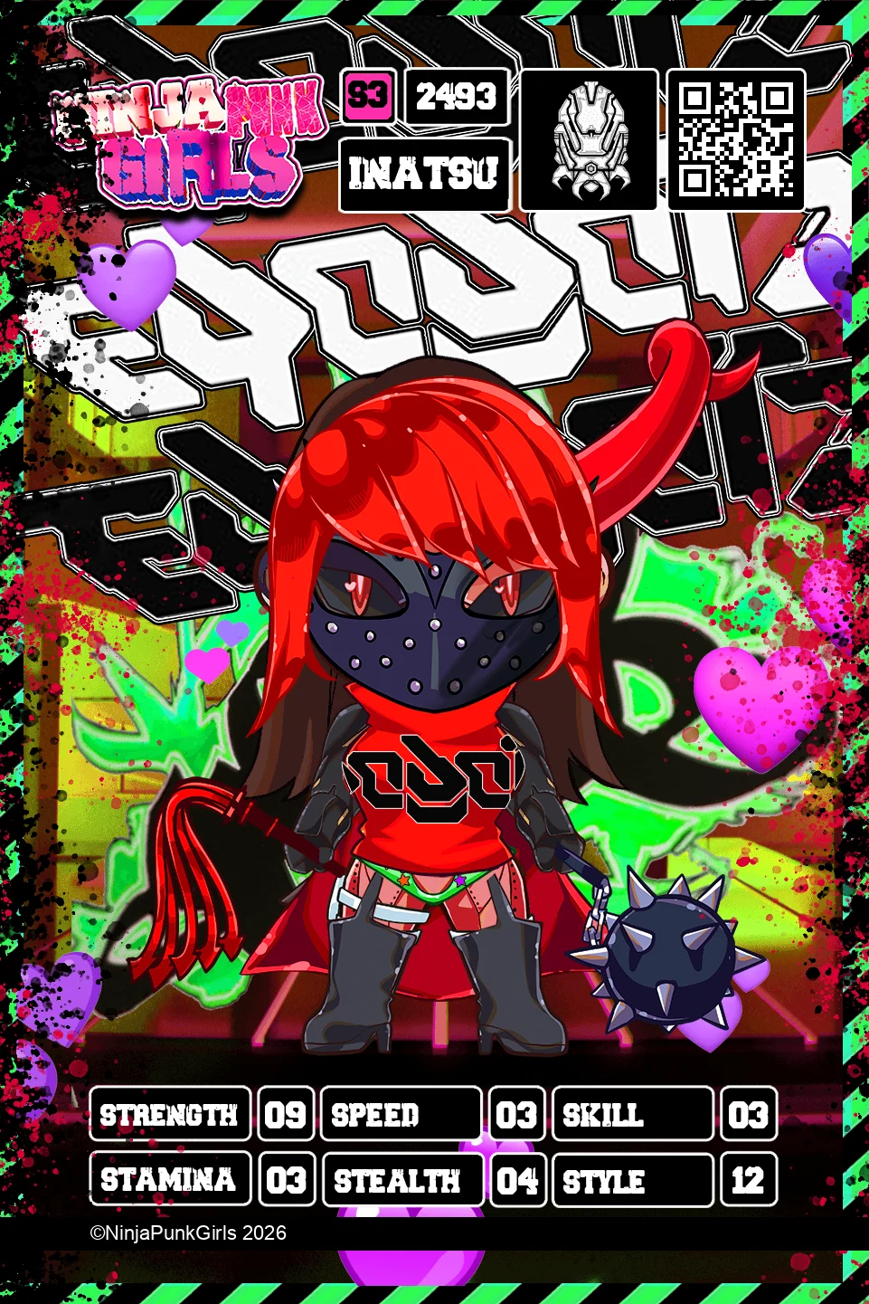 Rebuilt card #2493 Inatsu