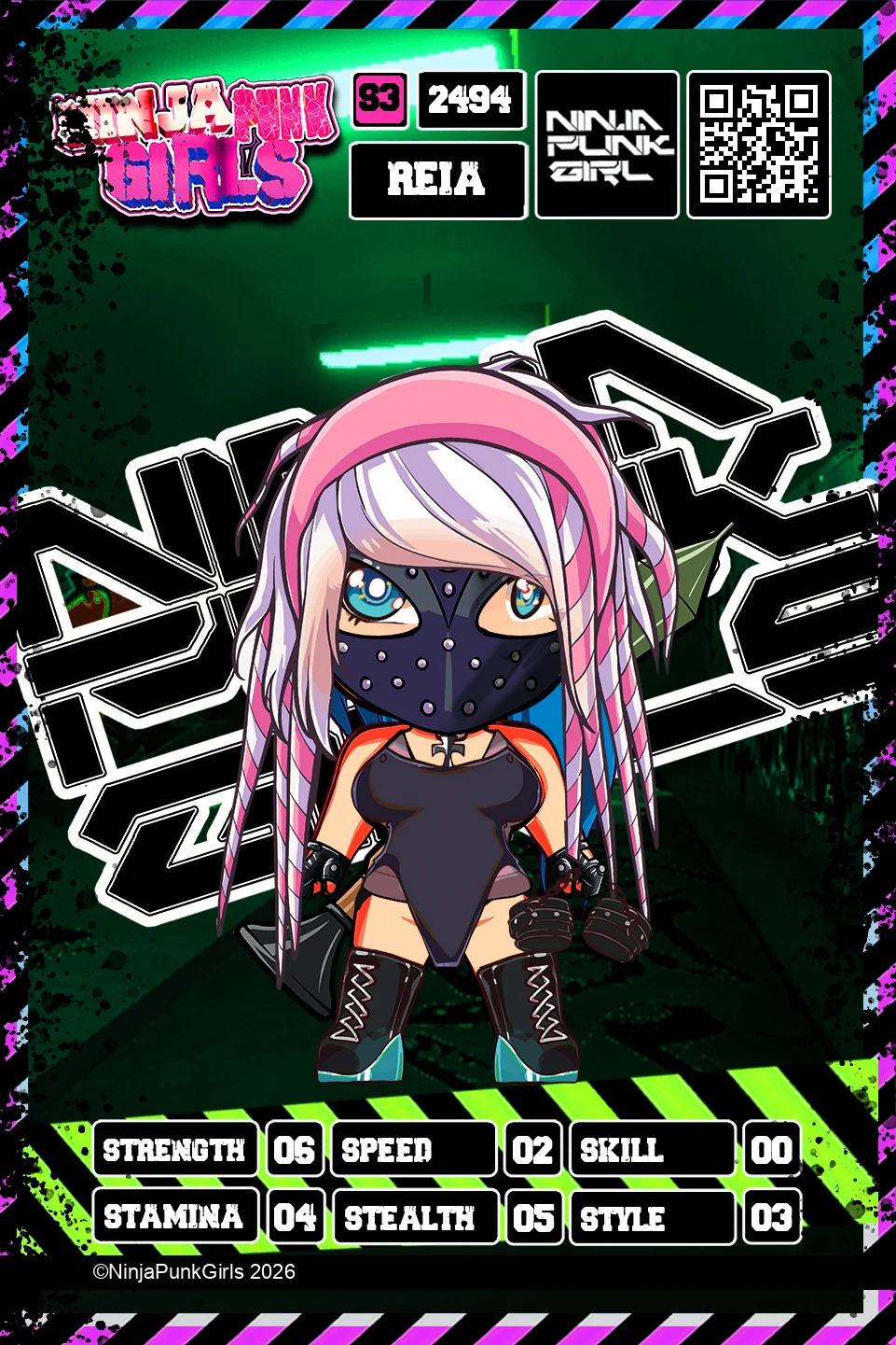 Rebuilt card #2494 Reia