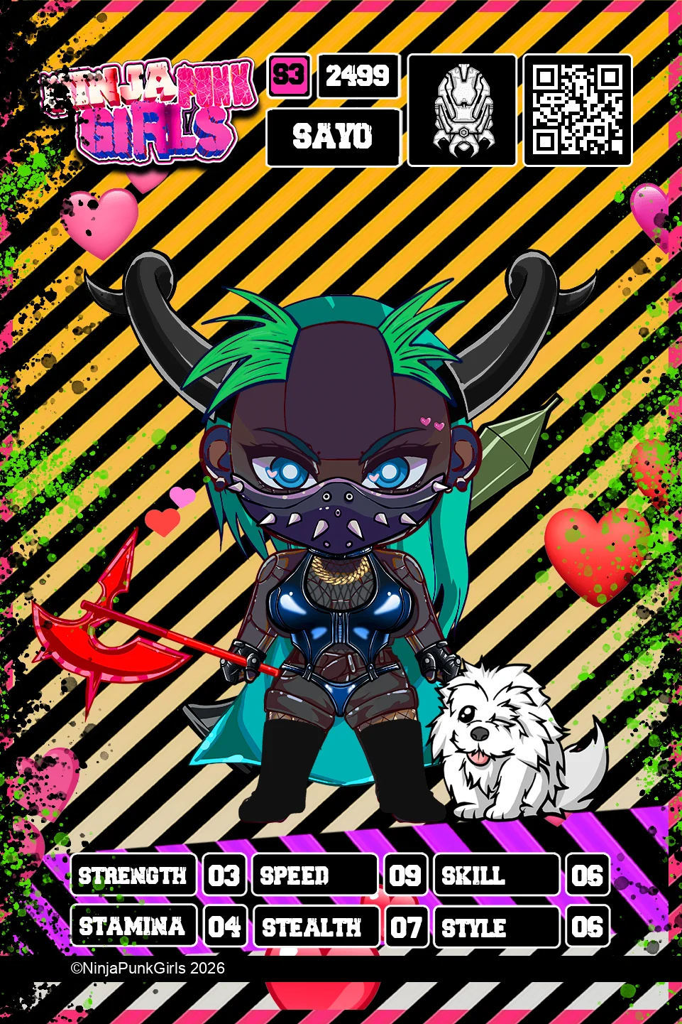 Rebuilt card #2499 Sayo
