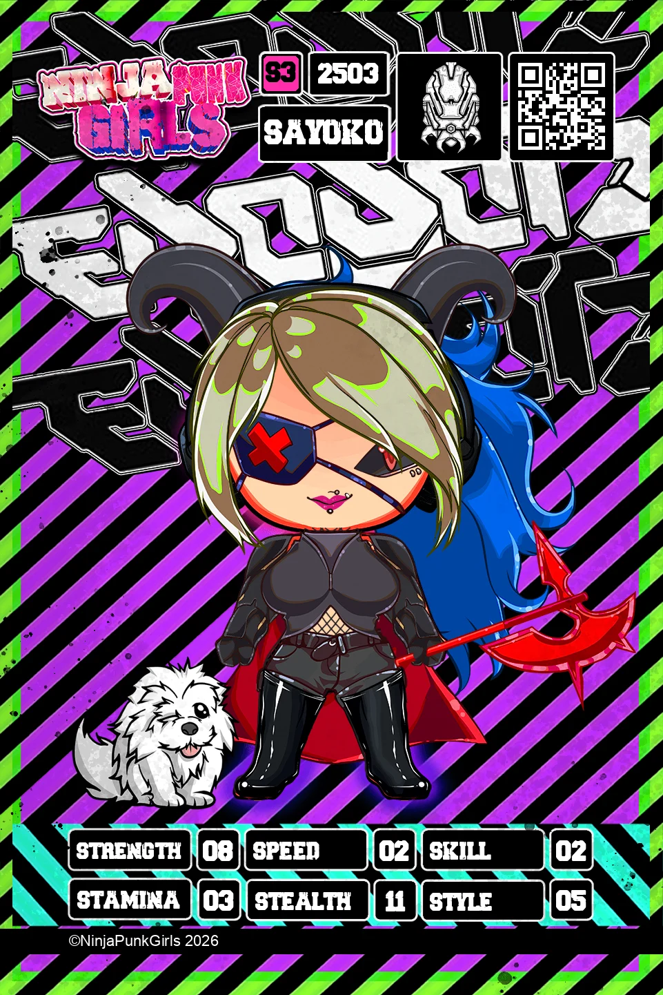 Rebuilt card #2503 Sayoko