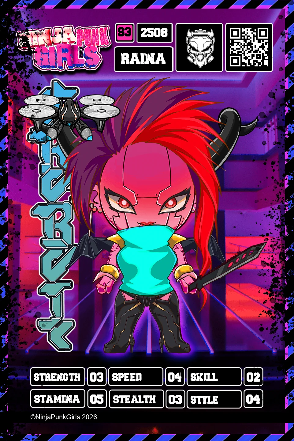 Rebuilt card #2508 Raina