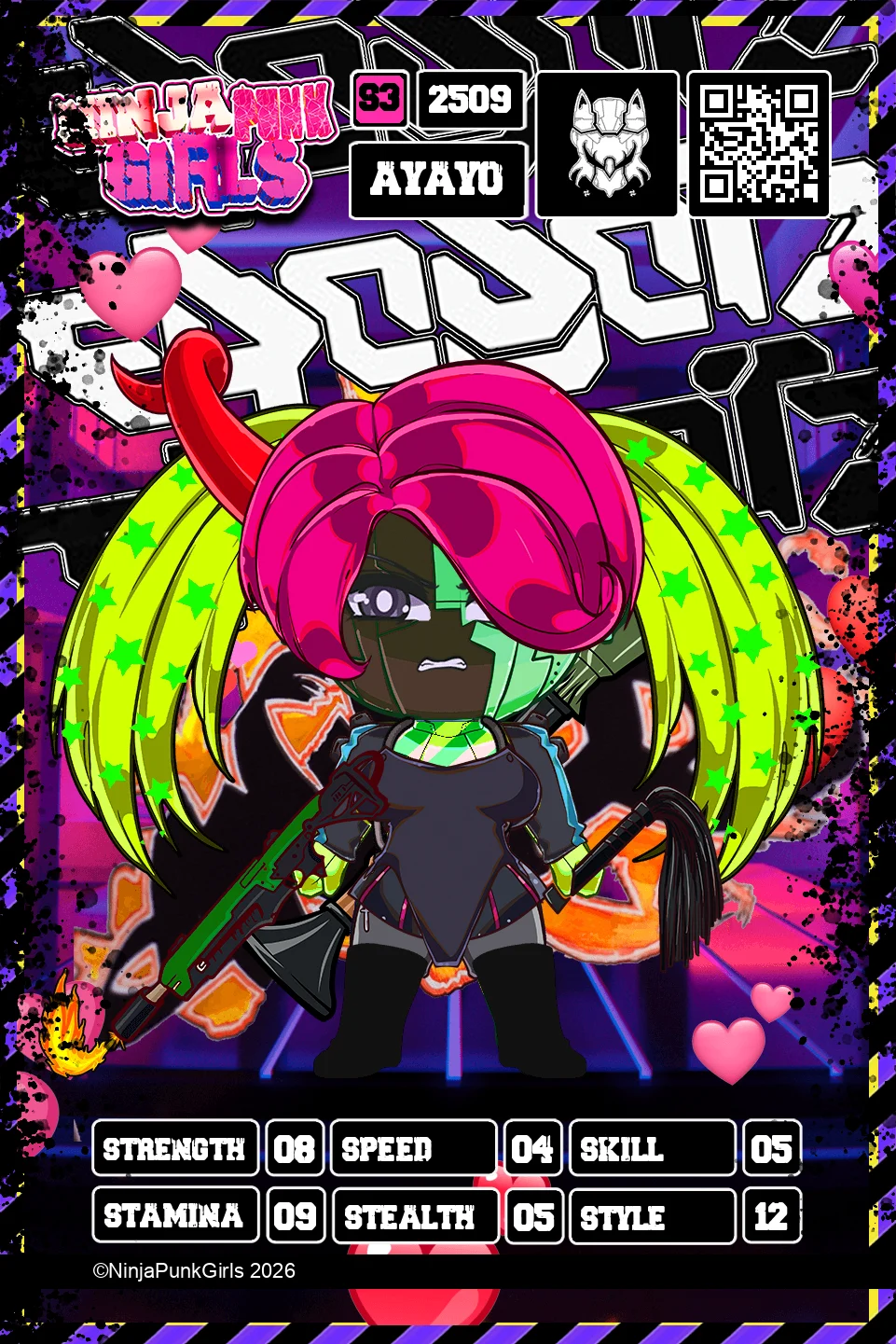 Rebuilt card #2509 Ayayo