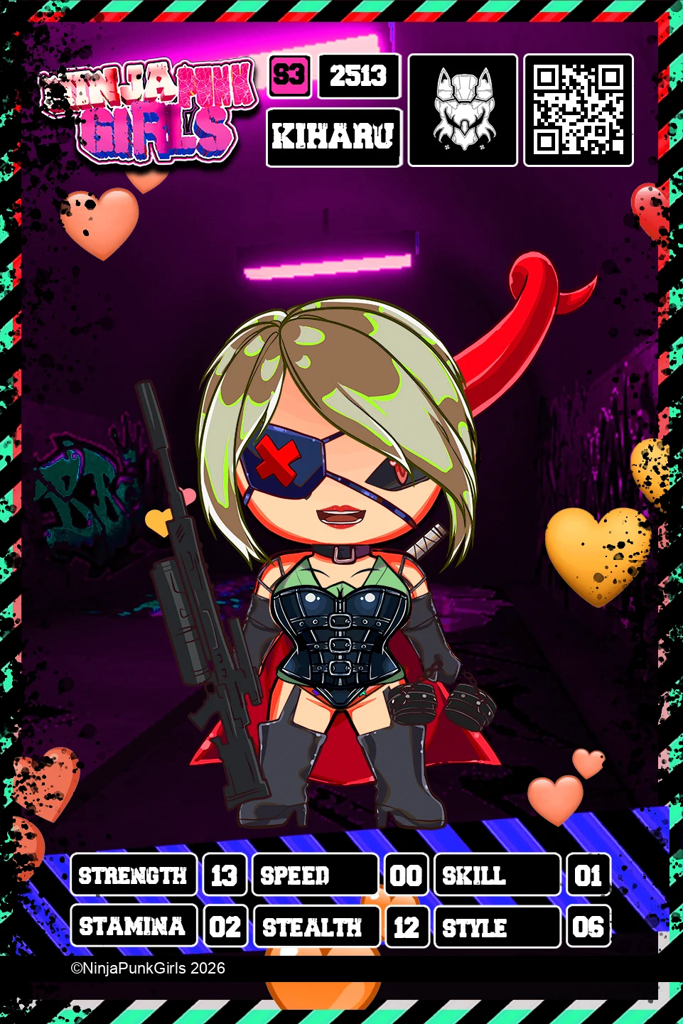 Rebuilt card #2513 Kiharu
