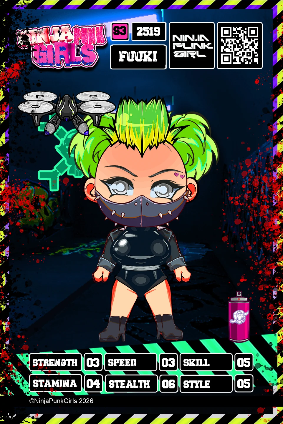 Rebuilt card #2519 Fuuki