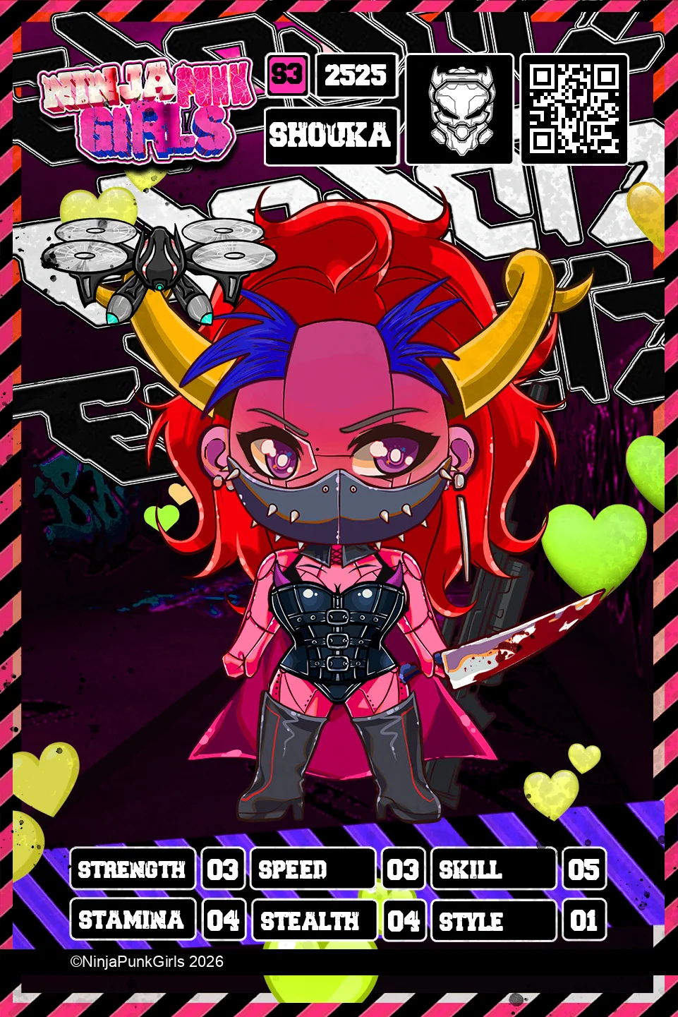 Rebuilt card #2525 Shouka