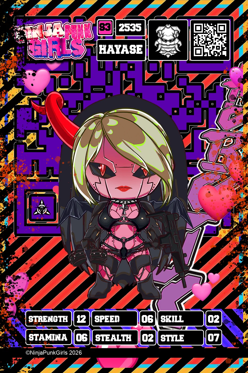 Rebuilt card #2535 Hayase