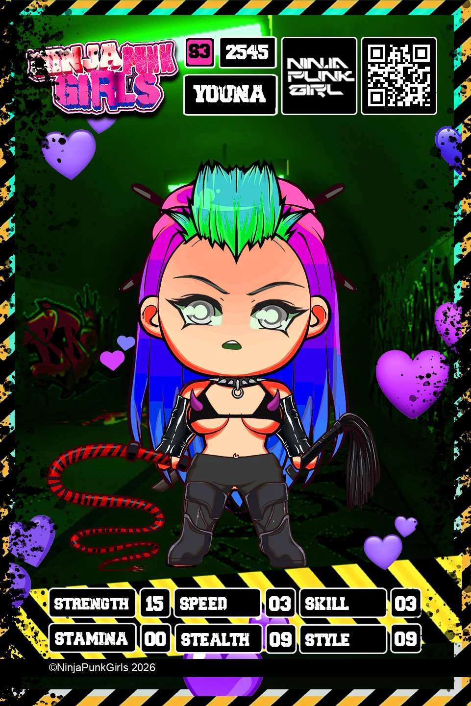 Rebuilt card #2545 Youna
