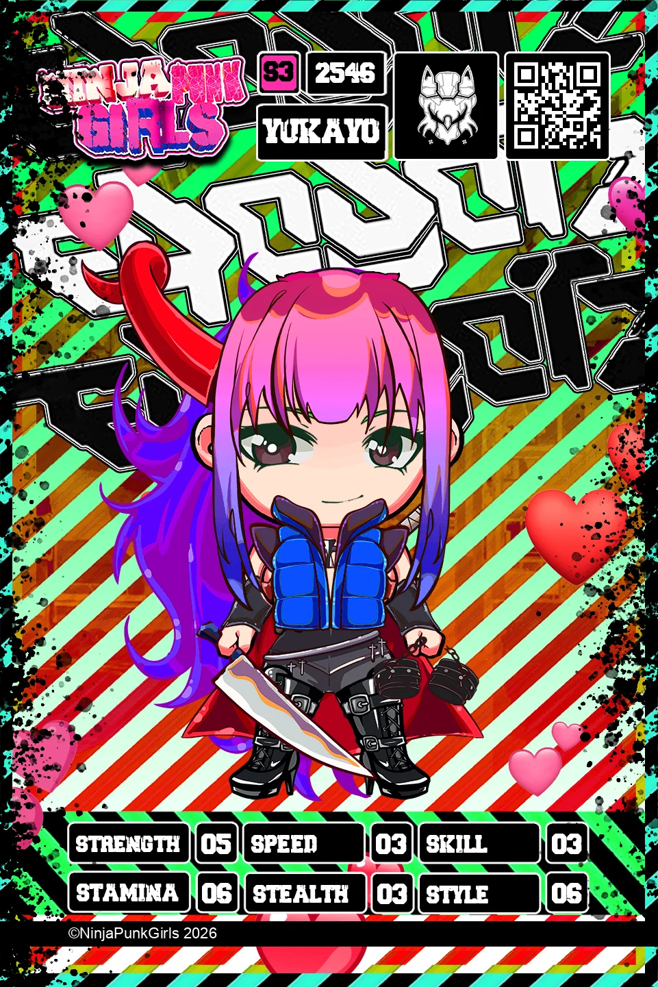 Rebuilt card #2546 Yukayo