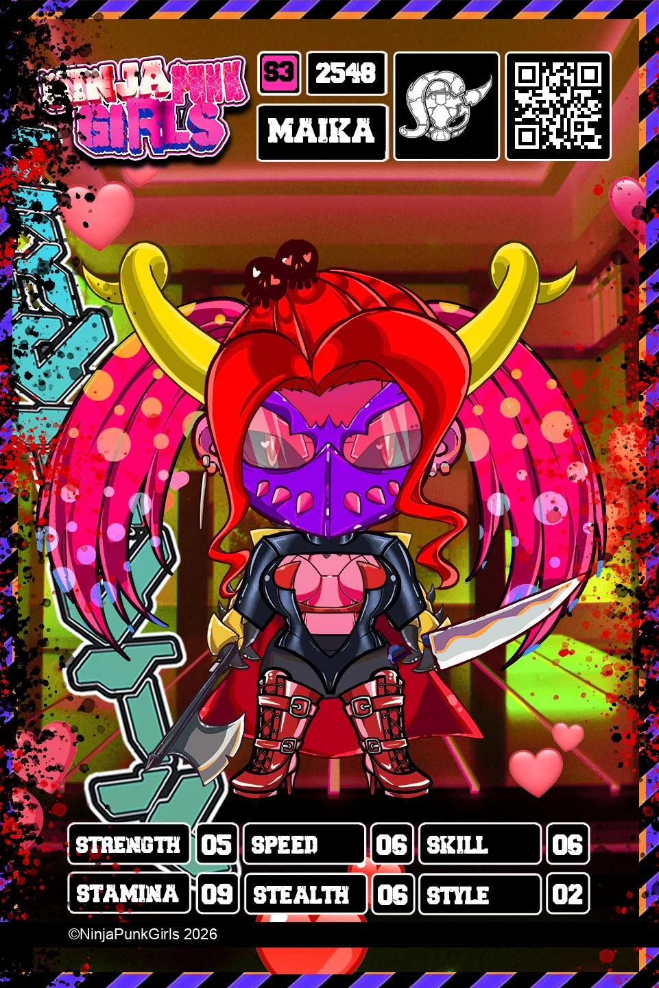 Rebuilt card #2548 Maika