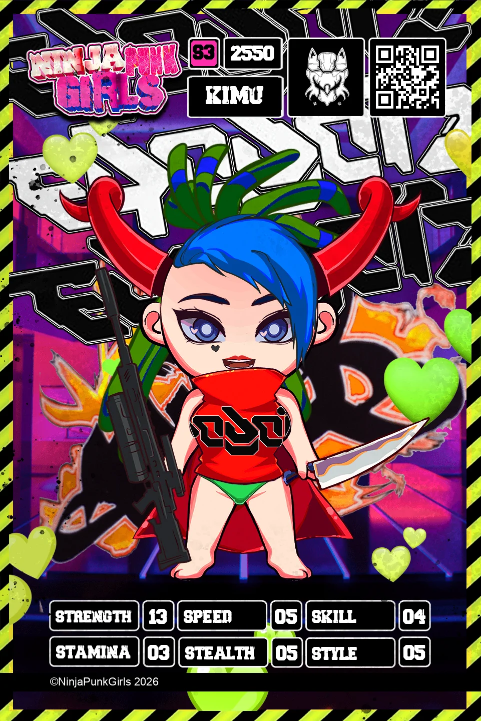 Rebuilt card #2550 Kimu