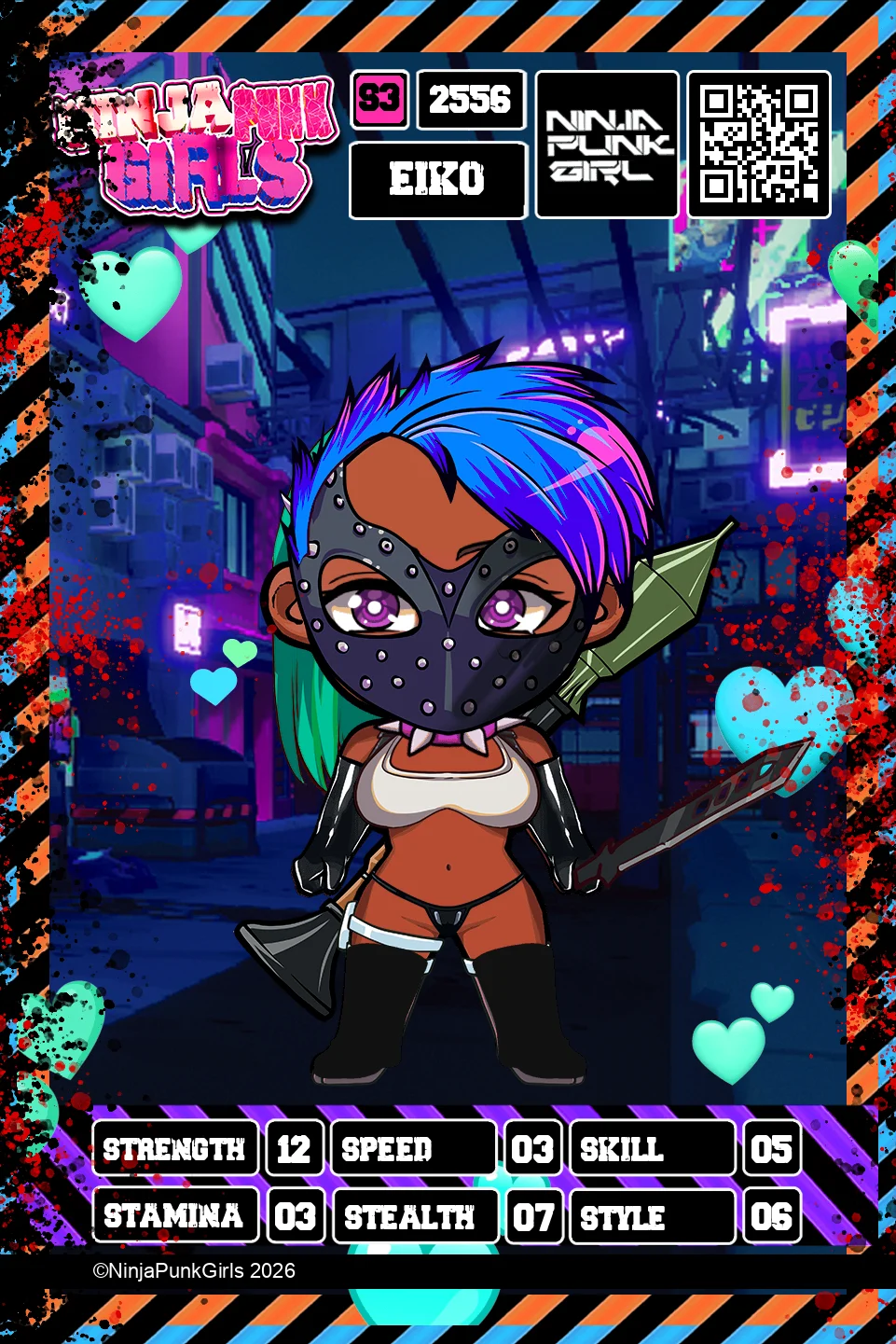 Rebuilt card #2556 Eiko