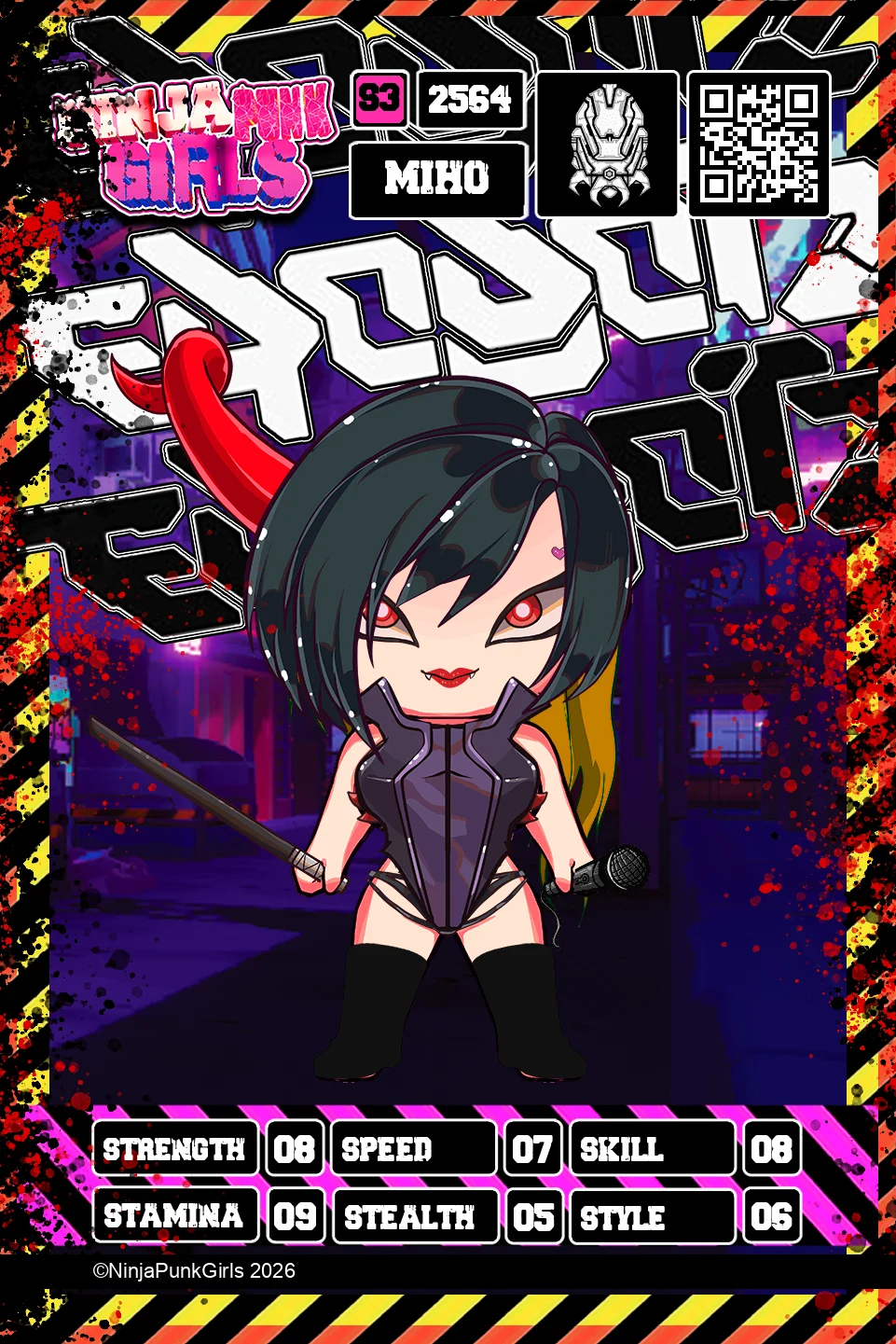 Rebuilt card #2564 Miho