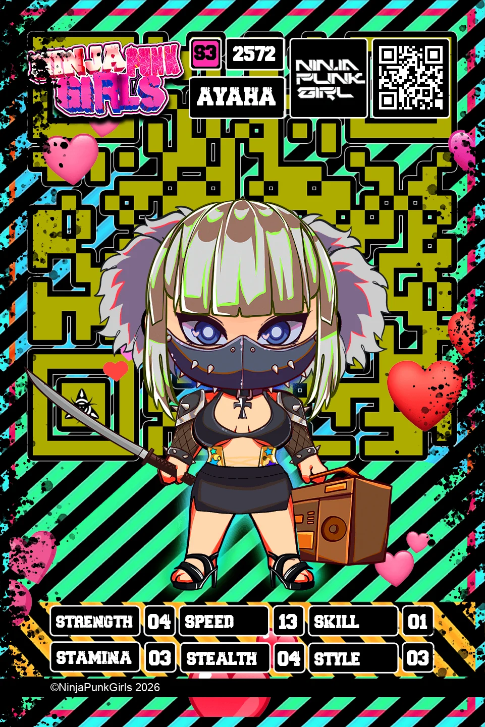 Rebuilt card #2572 Ayaha