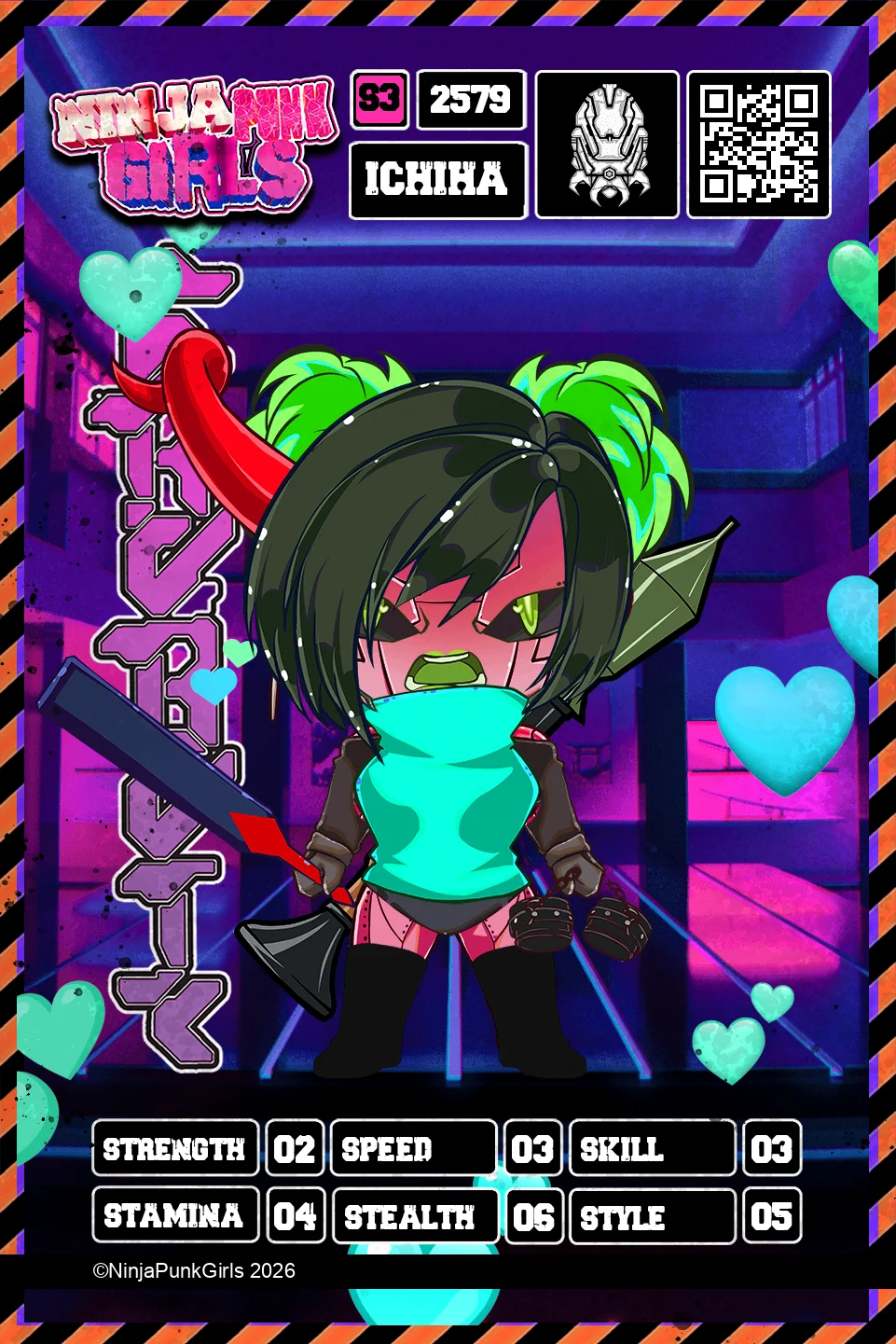 Rebuilt card #2579 Ichiha